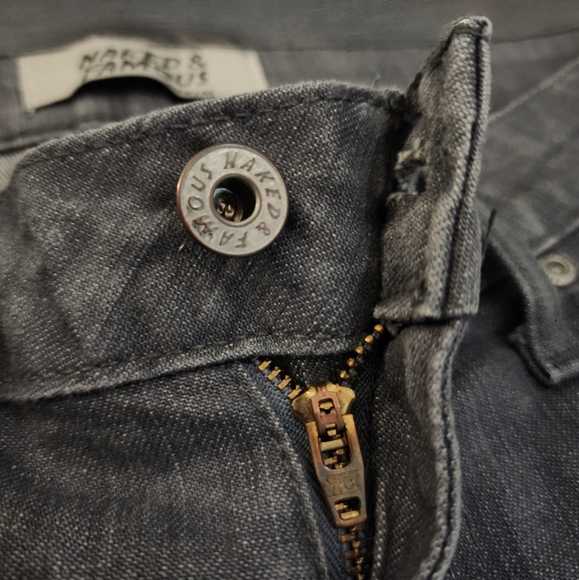 Naked and Famous Skinny Guy Grey Stretch Jean - Picture 6 of 9